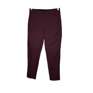 Lululemon Here to There Pant Burgundy Maroon High Rise Trousers Size 4